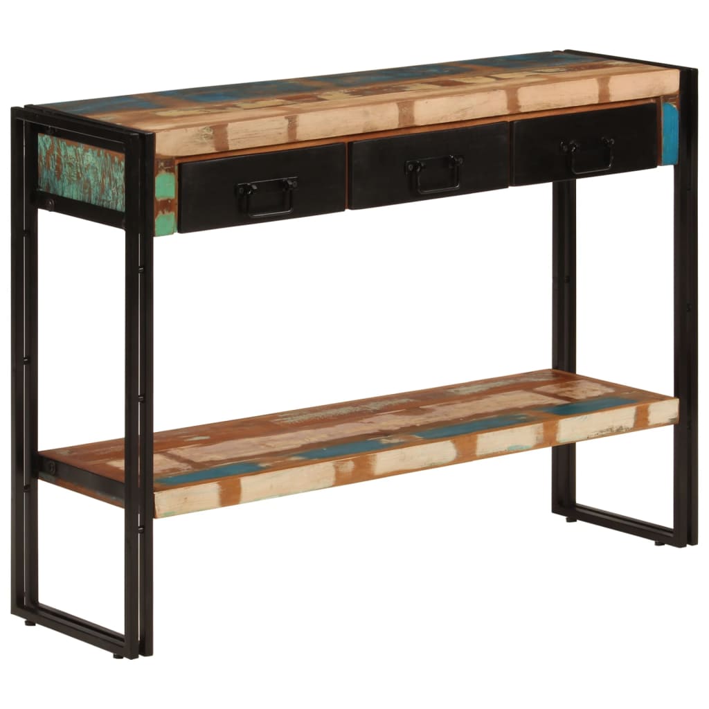 Avlastningsbord Konsollbord Tre 110x30x76 cm gjenvunnet heltre