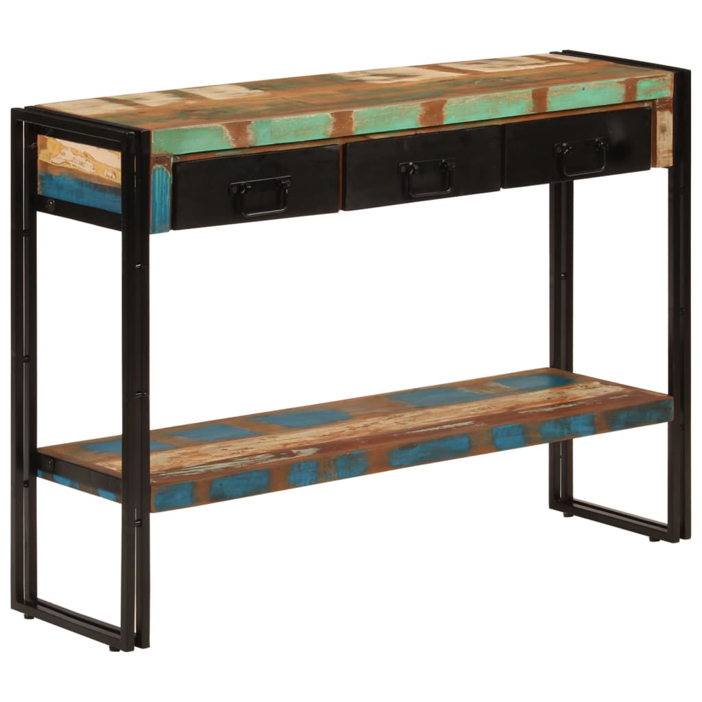 Avlastningsbord Konsollbord Tre 110x30x76 cm gjenvunnet heltre