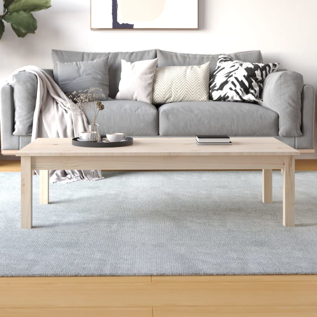 Salongbord Sofabord Tre heltre furu 110x50x30 cm