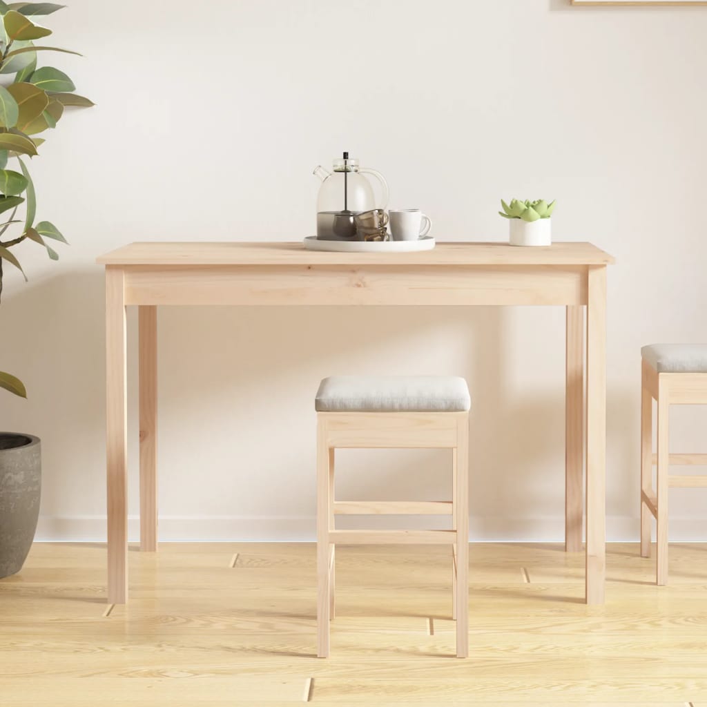 Spisebord 110x55x75 cm heltre furu