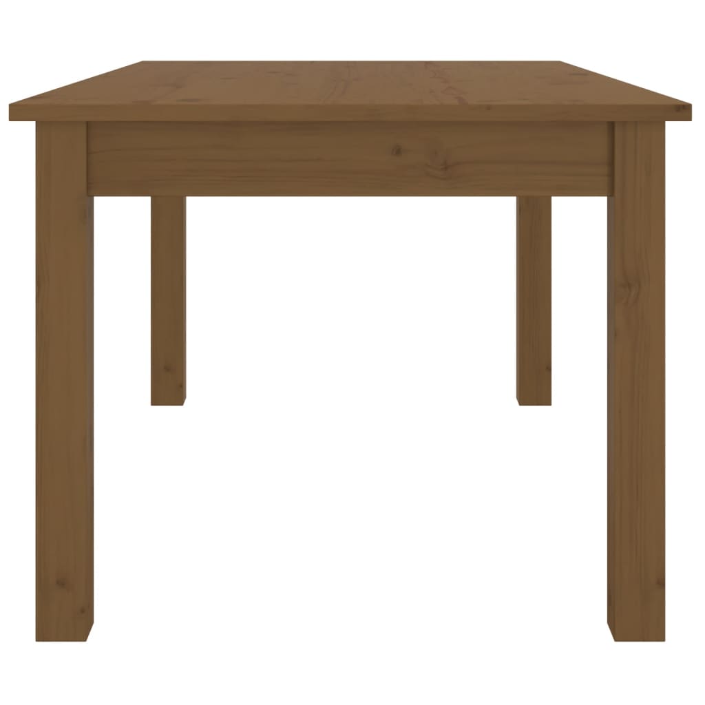 Salongbord Sofabord Tre heltre furu Honningbrun 80x50x40 cm