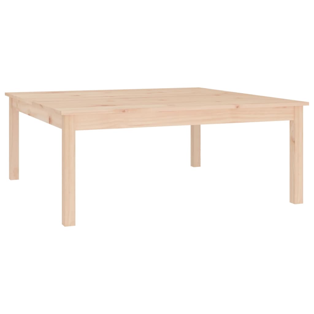 Salongbord Sofabord Tre 100x100x40 cm heltre furu
