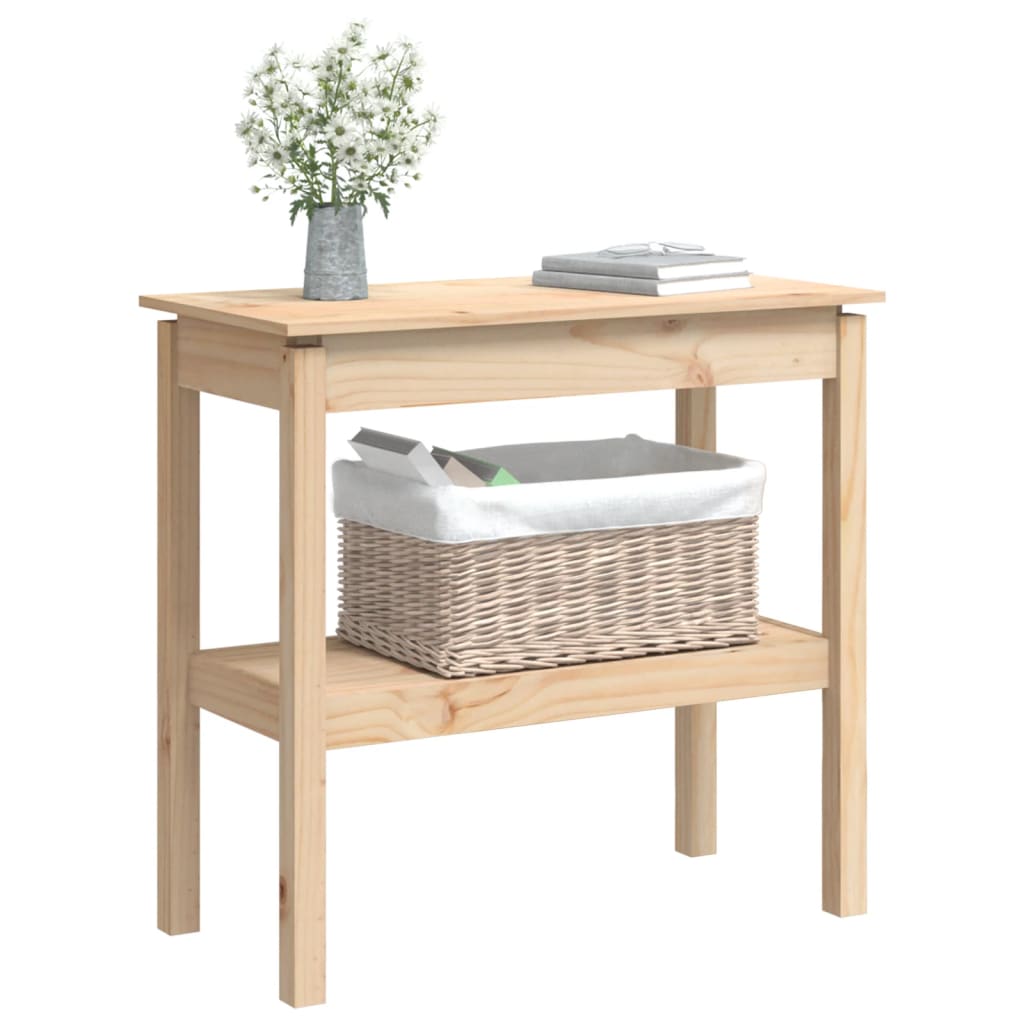 Avlastningsbord Konsollbord Tre 80x40x75 cm heltre furu