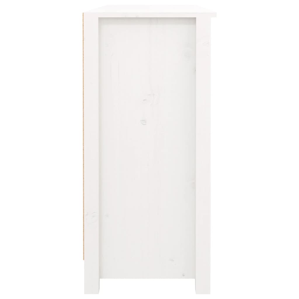 Skjenk Hvit 100x35x74,5 cm heltre furu