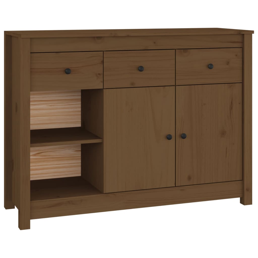 Skjenk Honningbrun 100x35x74 cm heltre furu