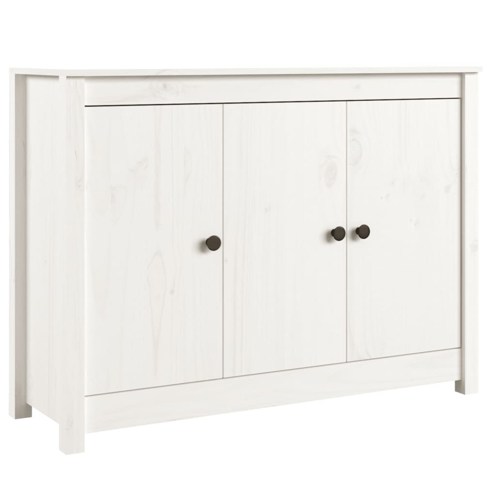 Skjenk Hvit 100x35x74 cm heltre furu