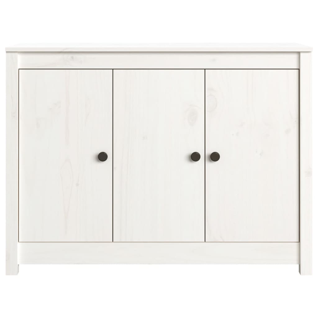 Skjenk Hvit 100x35x74 cm heltre furu