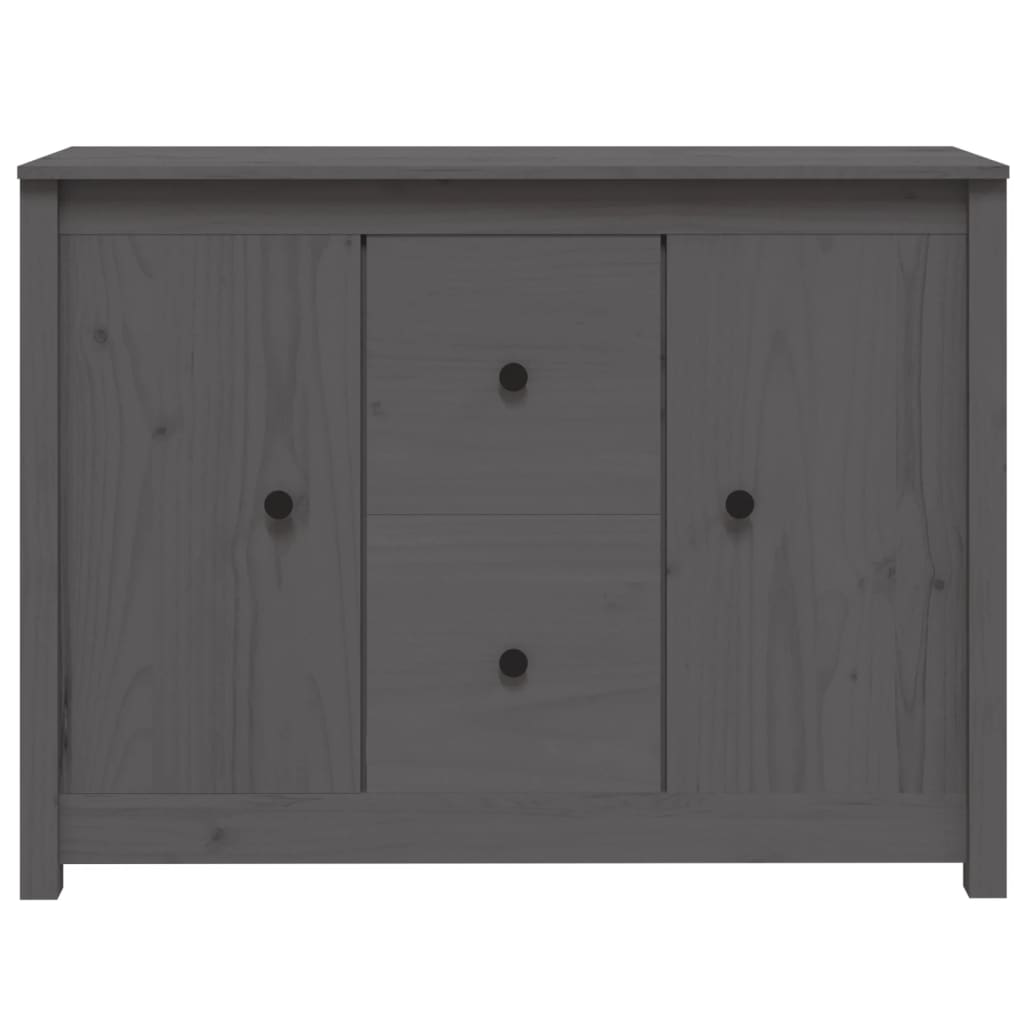 Skjenk Grå 100x35x74 cm heltre furu
