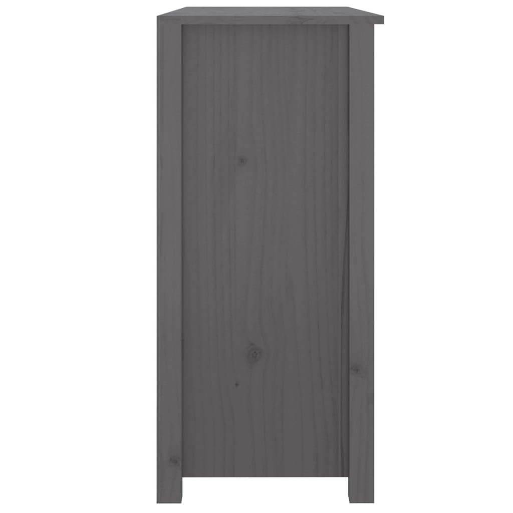 Skjenk Grå 100x35x74 cm heltre furu