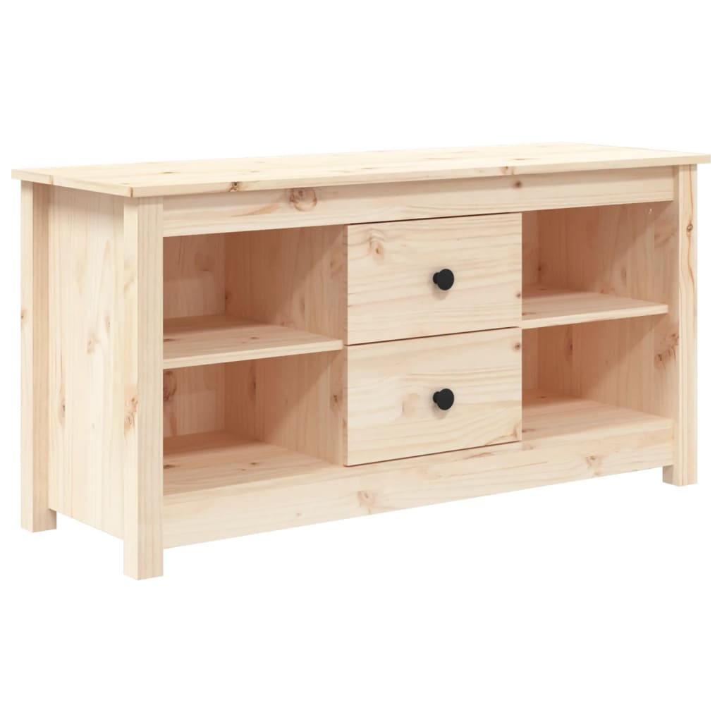 TV-Møbel Tre TV-benk heltre furu 103x36,5x52 cm