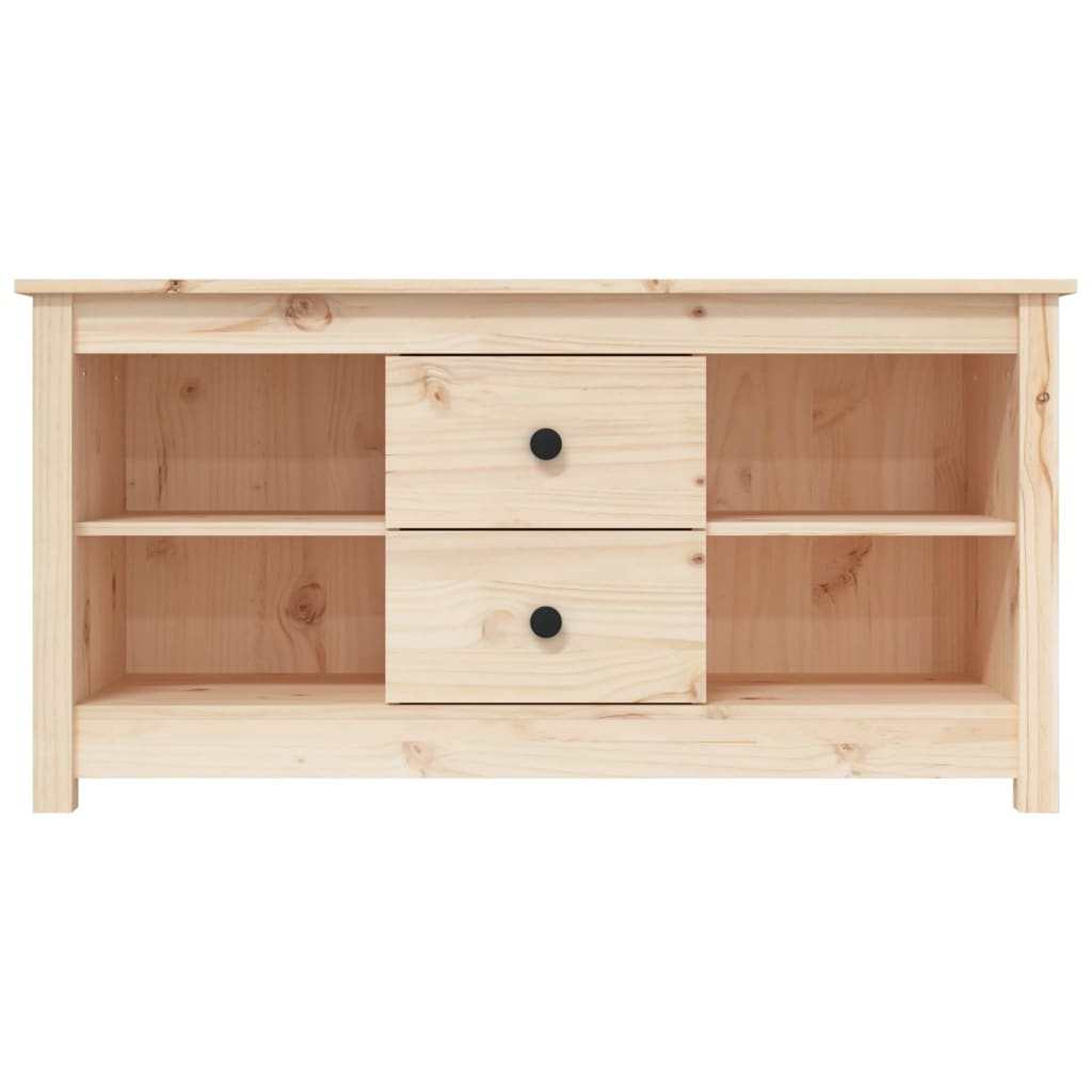 TV-Møbel Tre TV-benk heltre furu 103x36,5x52 cm
