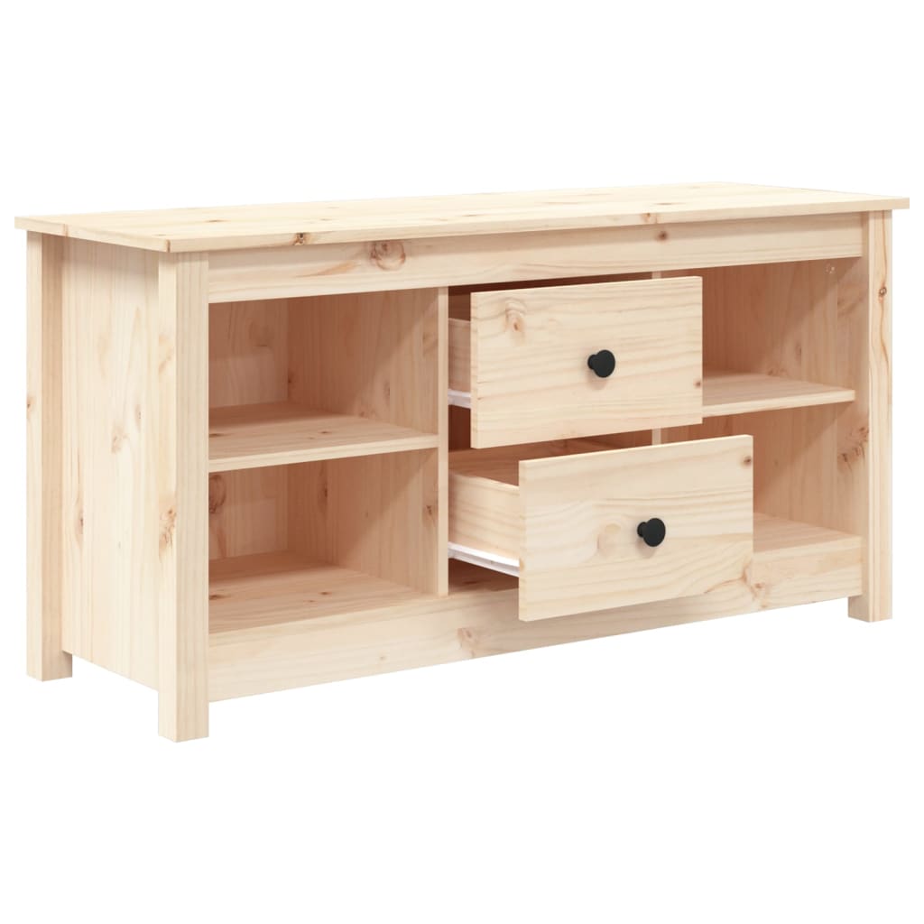 TV-Møbel Tre TV-benk heltre furu 103x36,5x52 cm
