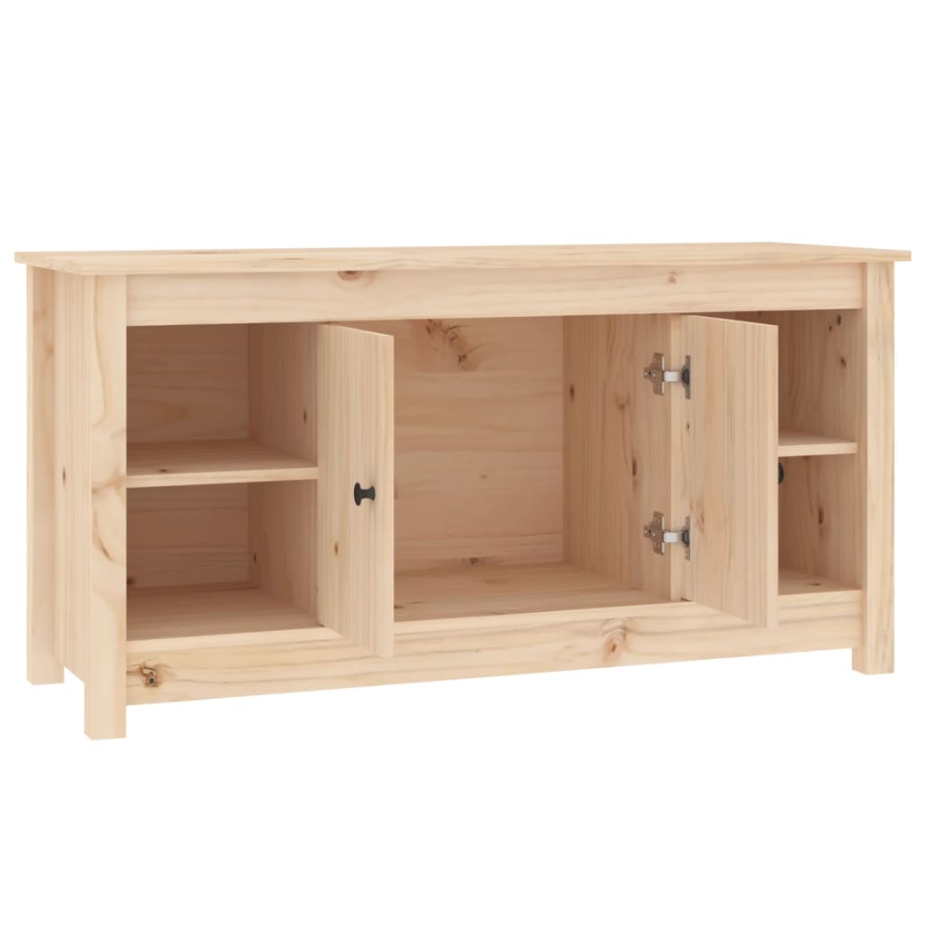 TV-Møbel Tre TV-benk heltre furu 103x36,5x52 cm