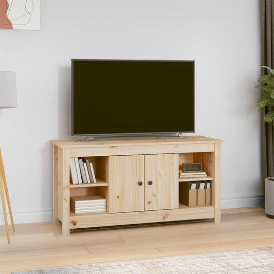 TV-Møbel Tre TV-benk heltre furu 103x36,5x52 cm