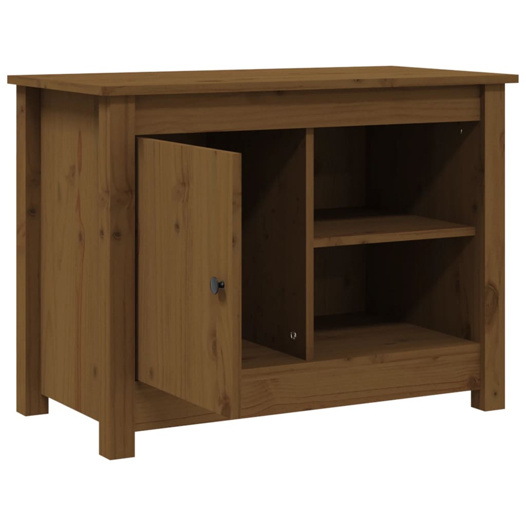 TV-Møbel Honningbrun TV-benk 70x36,5x52 cm heltre furu