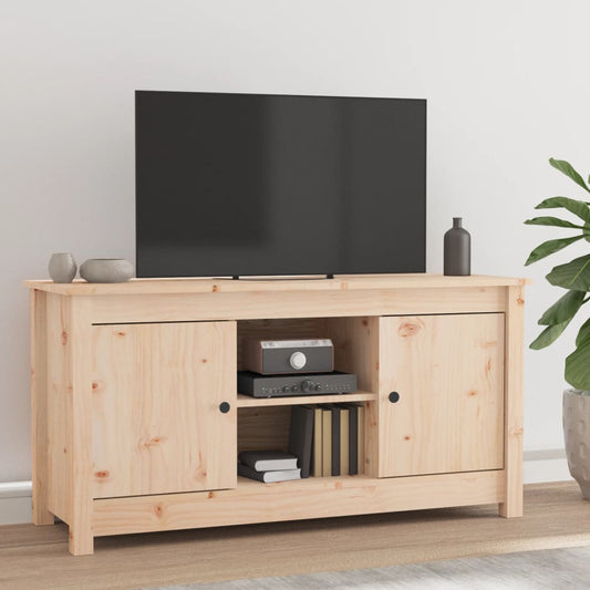 TV-Møbel Tre TV-benk heltre furu 103x36,5x52 cm