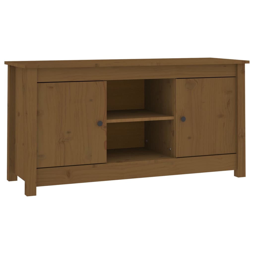 TV-Møbel Honningbrun TV-benk 103x36,5x52 cm heltre furu