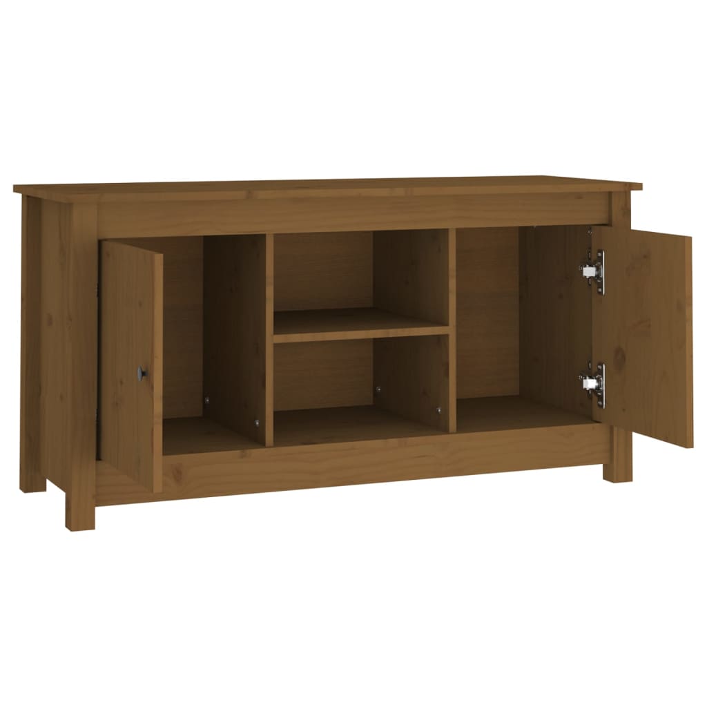 TV-Møbel Honningbrun TV-benk 103x36,5x52 cm heltre furu