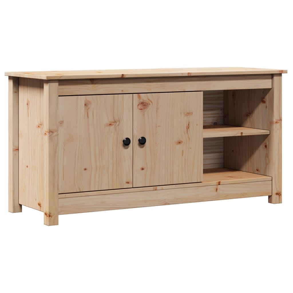 TV-Møbel Tre TV-benk heltre furu 103x36,5x52 cm