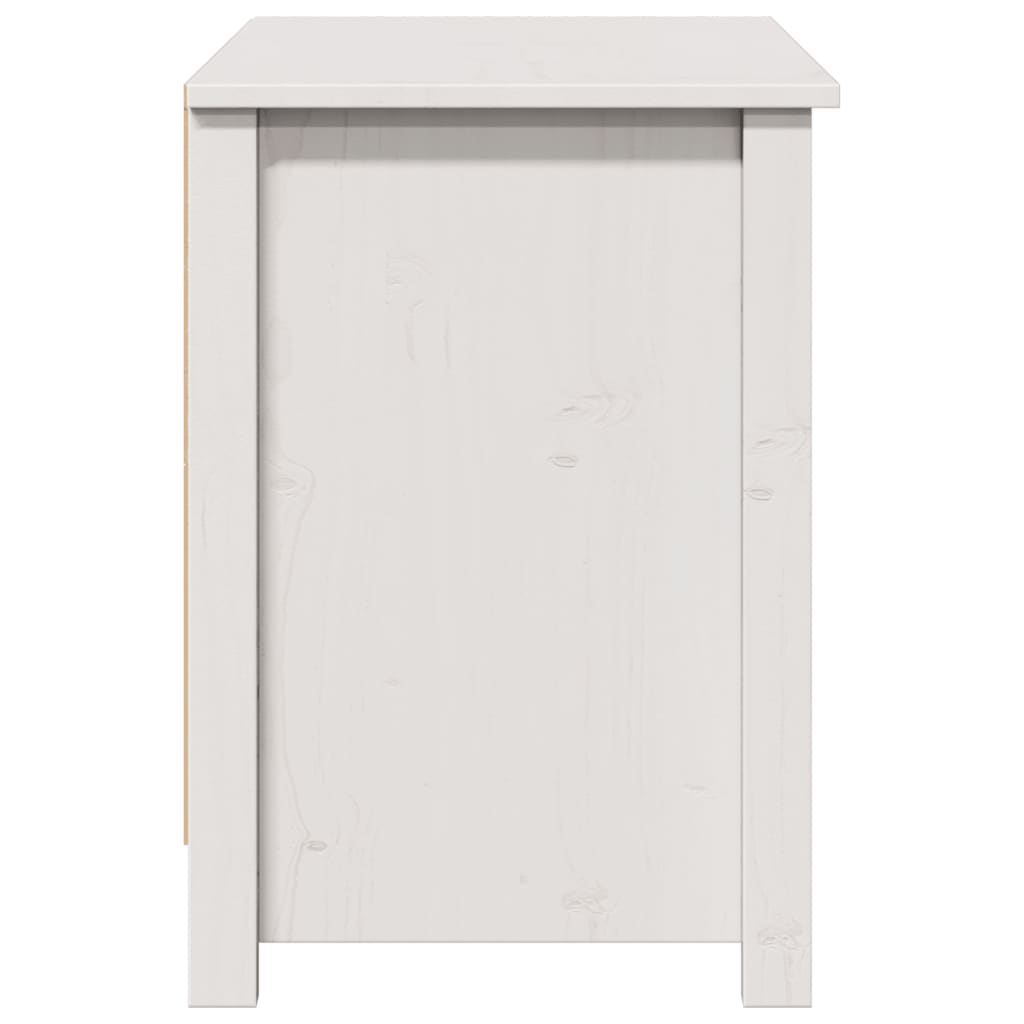 TV-Møbel Hvit TV-benk 103x36,5x52 cm heltre furu