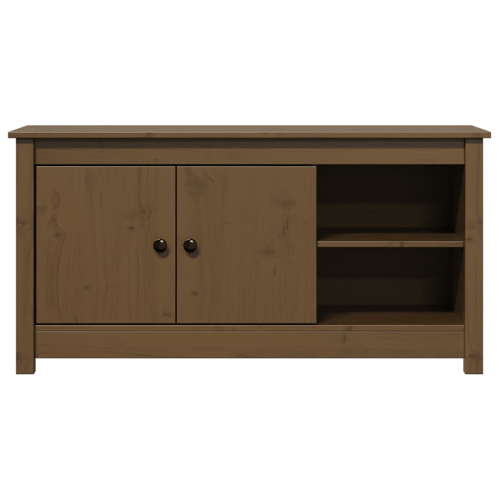 TV-Møbel Honningbrun TV-benk 103x36,5x52 cm heltre furu