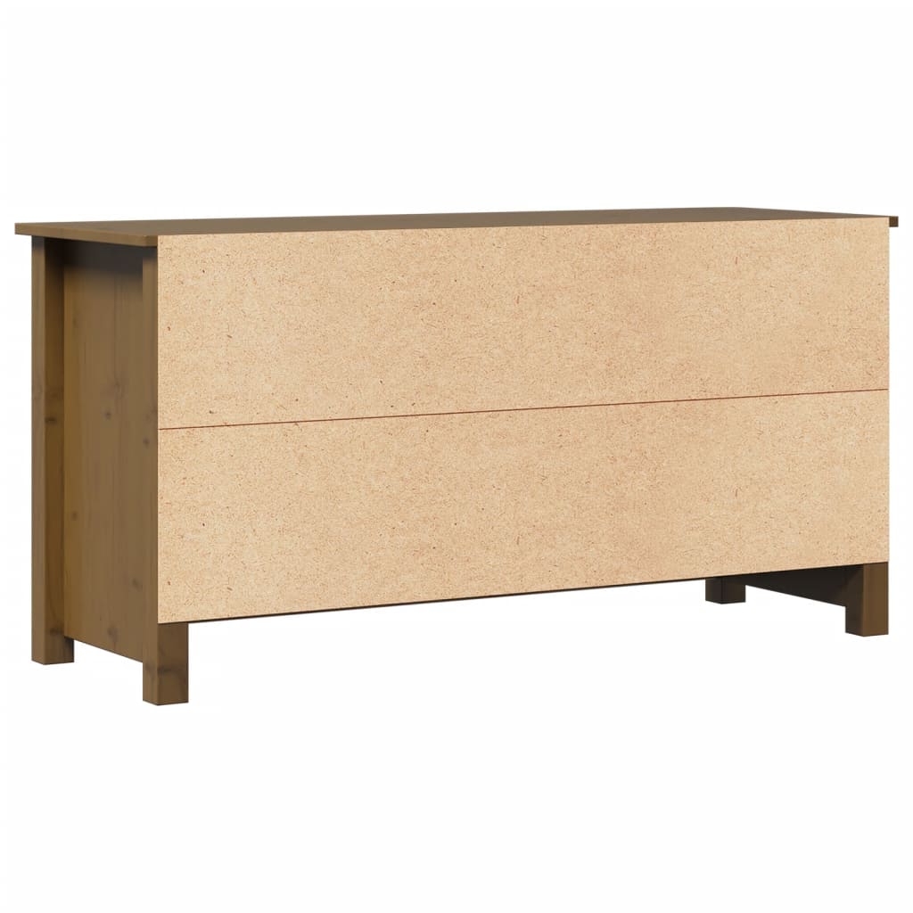 TV-Møbel Honningbrun TV-benk 103x36,5x52 cm heltre furu