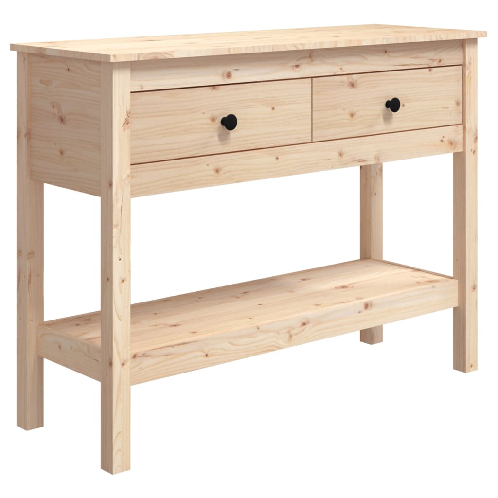 Avlastningsbord Konsollbord Tre 100x35x75 cm heltre furu