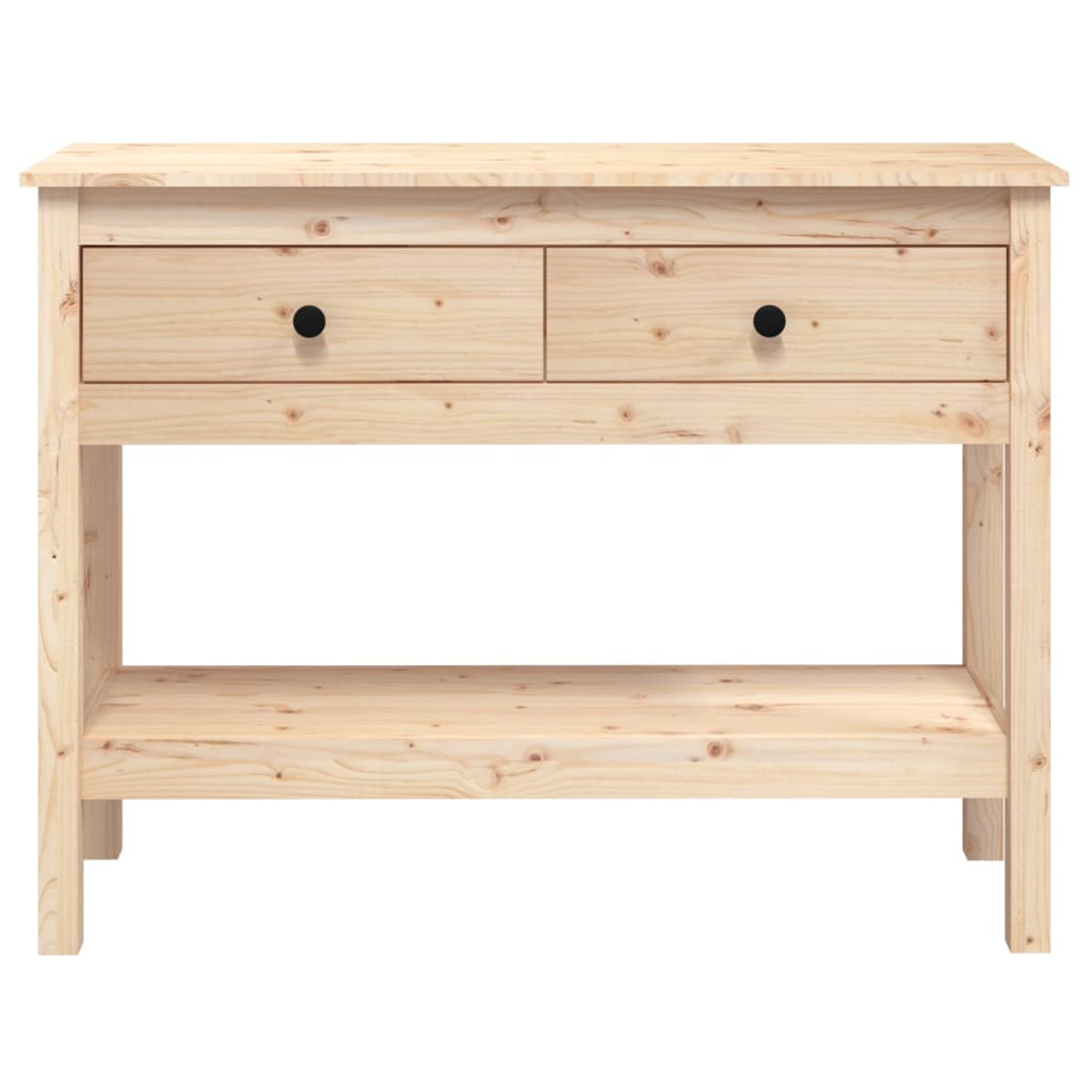 Avlastningsbord Konsollbord Tre 100x35x75 cm heltre furu