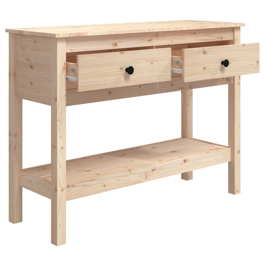 Avlastningsbord Konsollbord Tre 100x35x75 cm heltre furu