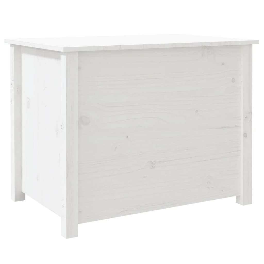 Salongbord Sofabord Hvit 71x49x55 cm heltre furu