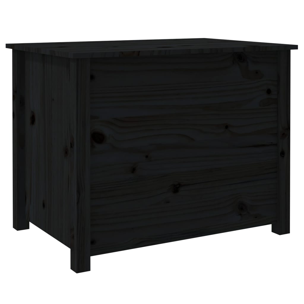 Salongbord Sofabord Svart 71x49x55 cm heltre furu