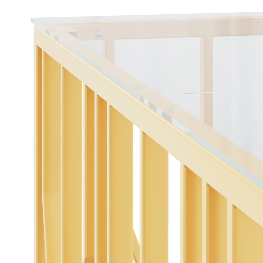 Salongbord Sofabord DIV. rustfritt stål og glass 100x100x50 cm