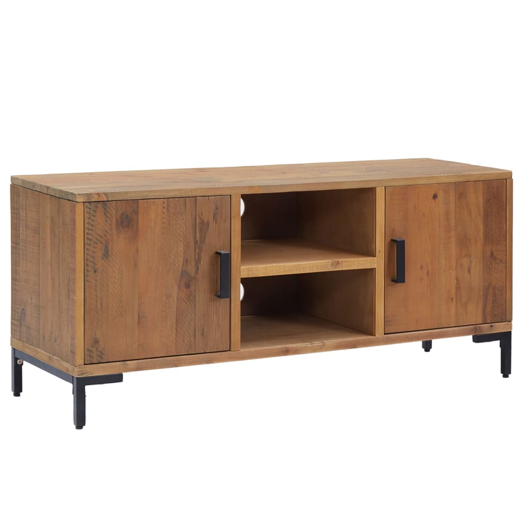 TV-Møbel Brun TV-benk110x35x48 cm heltre furu