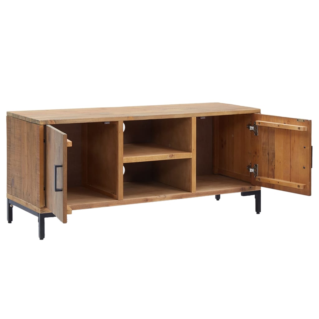 TV-Møbel Brun TV-benk110x35x48 cm heltre furu