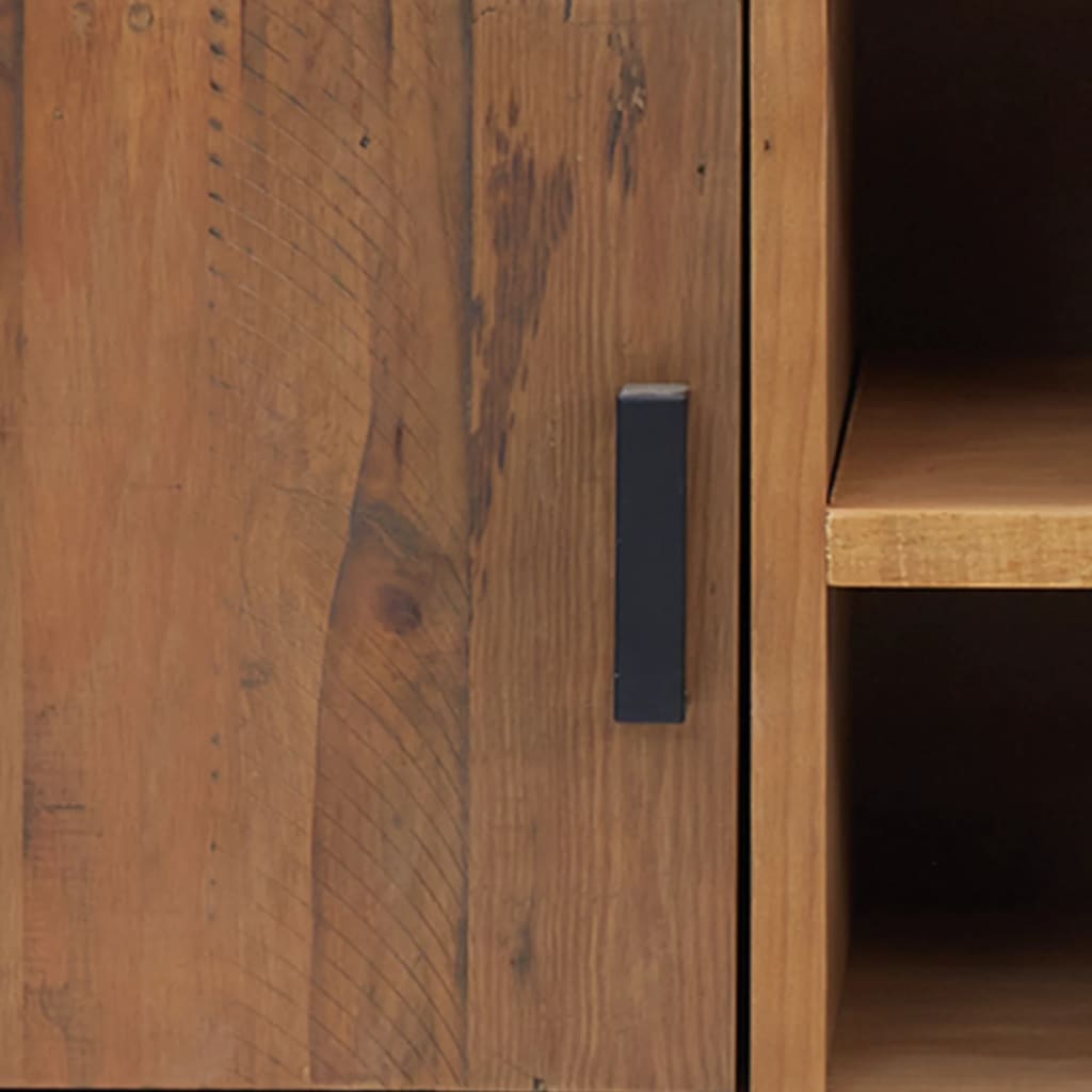 TV-Møbel Brun TV-benk110x35x48 cm heltre furu