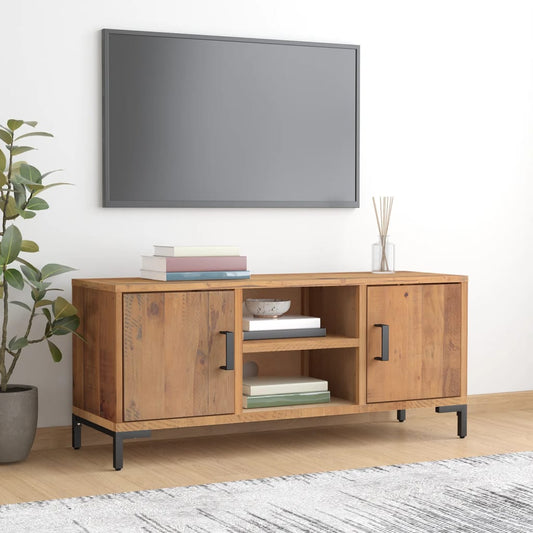 TV-Møbel Brun TV-benk110x35x48 cm heltre furu