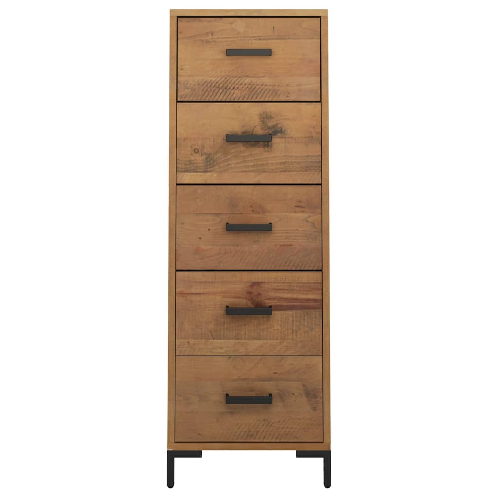 Kommode Tre 42x35x110 cm heltre furu