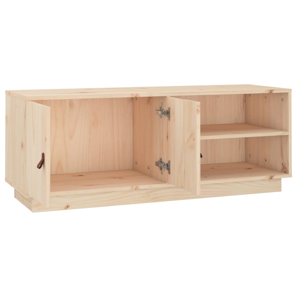 TV-Møbel Tre TV-benk heltre furu 105x34x40 cm