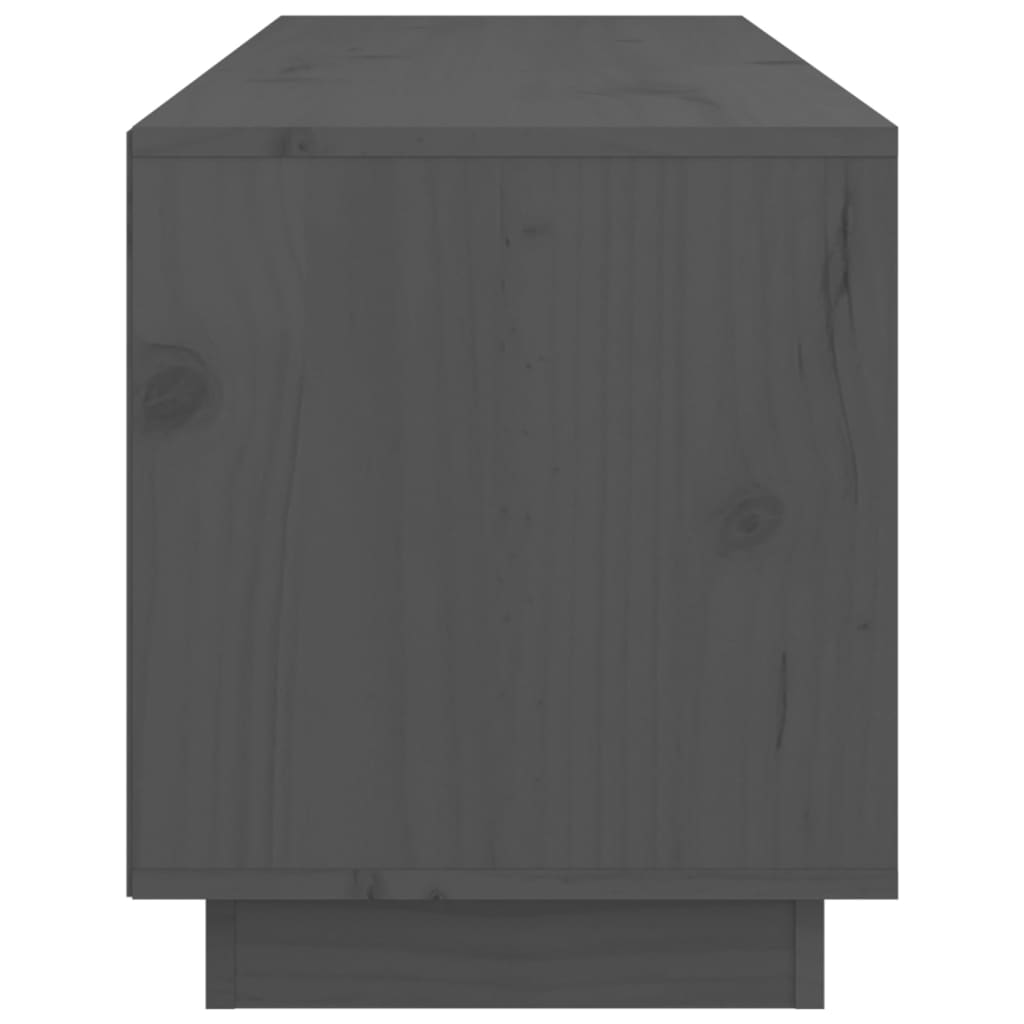 TV-Møbel Grå TV-benk 105x34x40 cm heltre furu