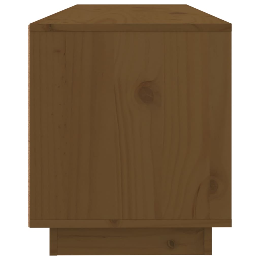 TV-Møbel Honningbrun TV-benk 100x34x40 cm heltre furu