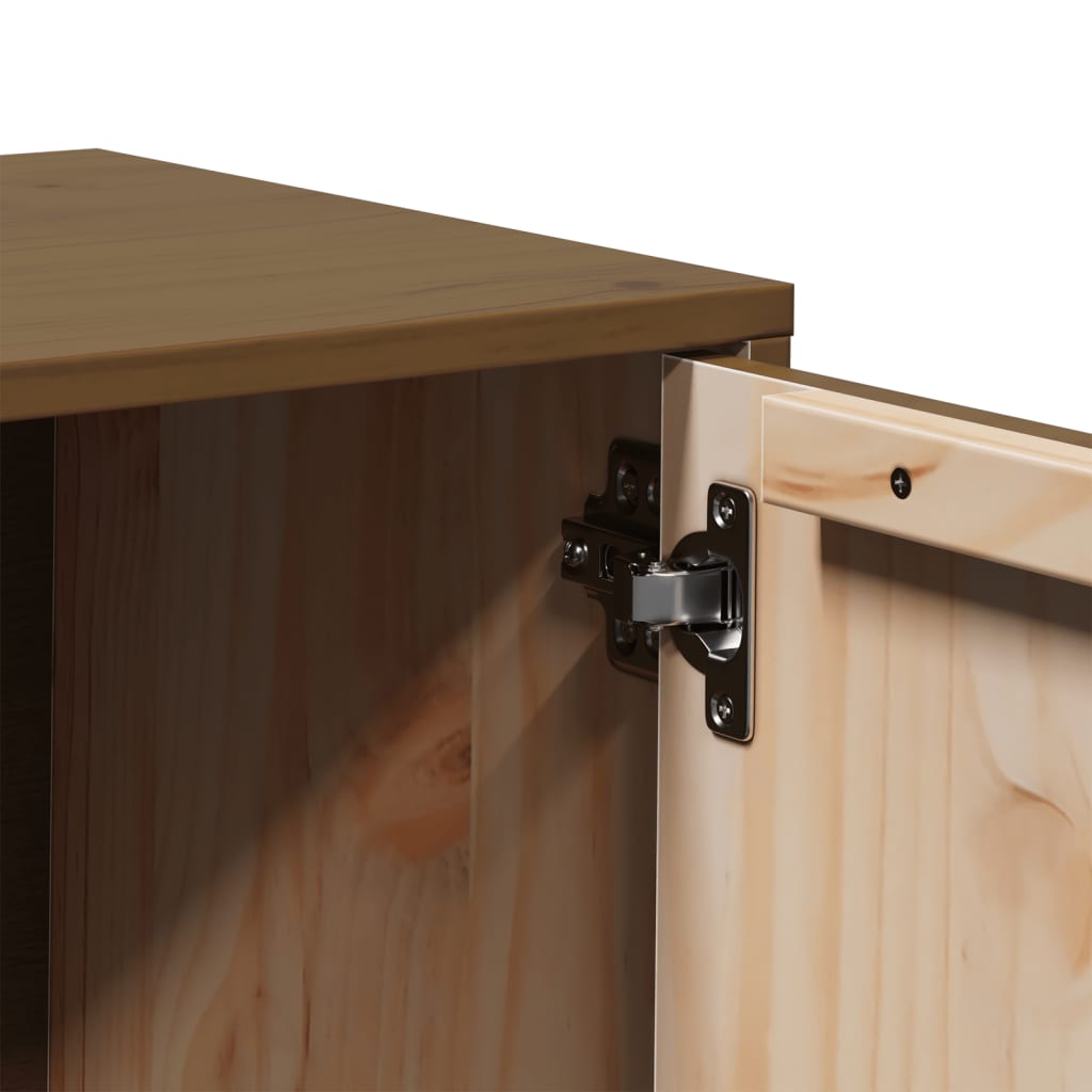 TV-Møbel Brun Tv-benk Honningbrun 80x34x40 cm heltre furu