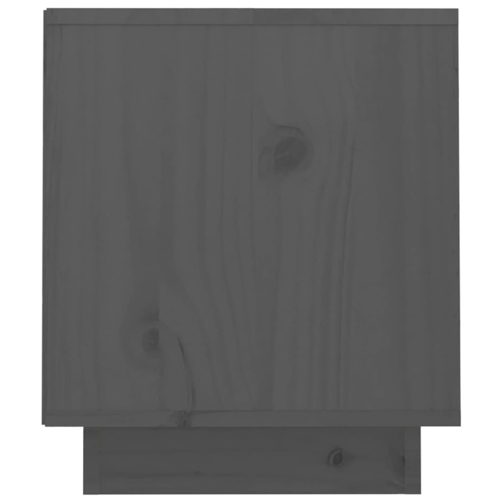 TV-Møbel Grå Tv-benk 70x34x40 cm heltre furu