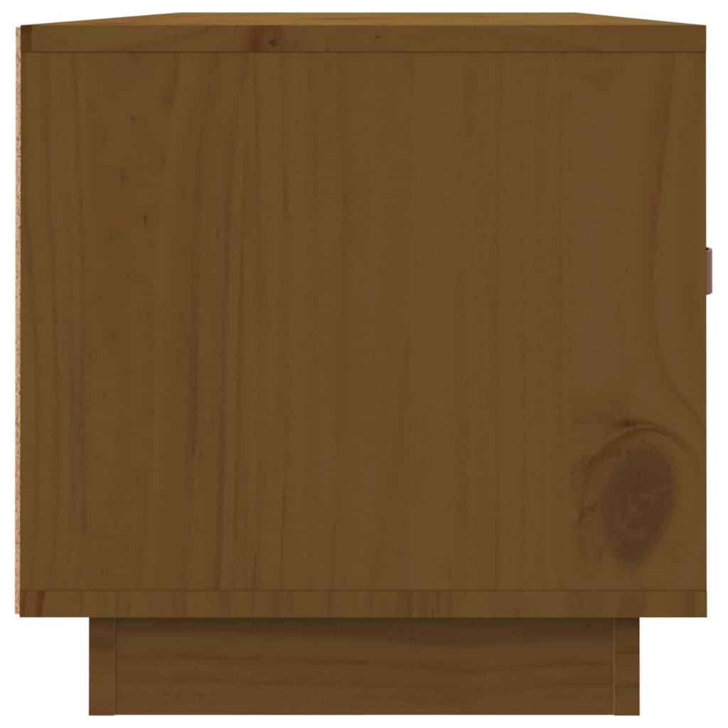 TV-Møbel Honningbrun TV-benk 80x34x35 cm heltre furu