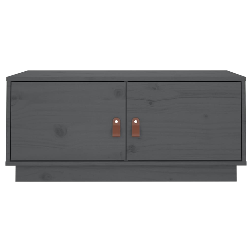 Salongbord Sofabord Grå 80x50x35 cm heltre furu