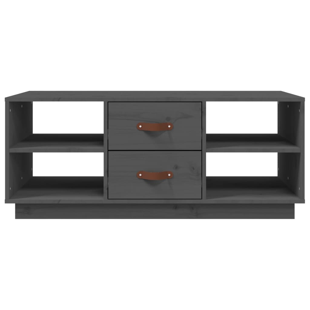 Salongbord Sofabord Grå 100x50x41 cm heltre furu