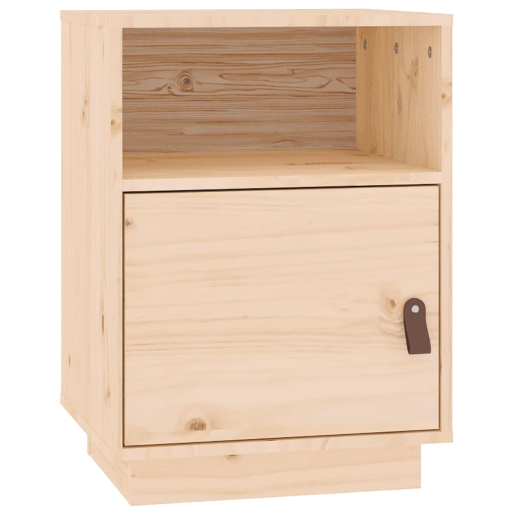 Nattbord Sengbord Tre heltre furu 40x34x55 cm