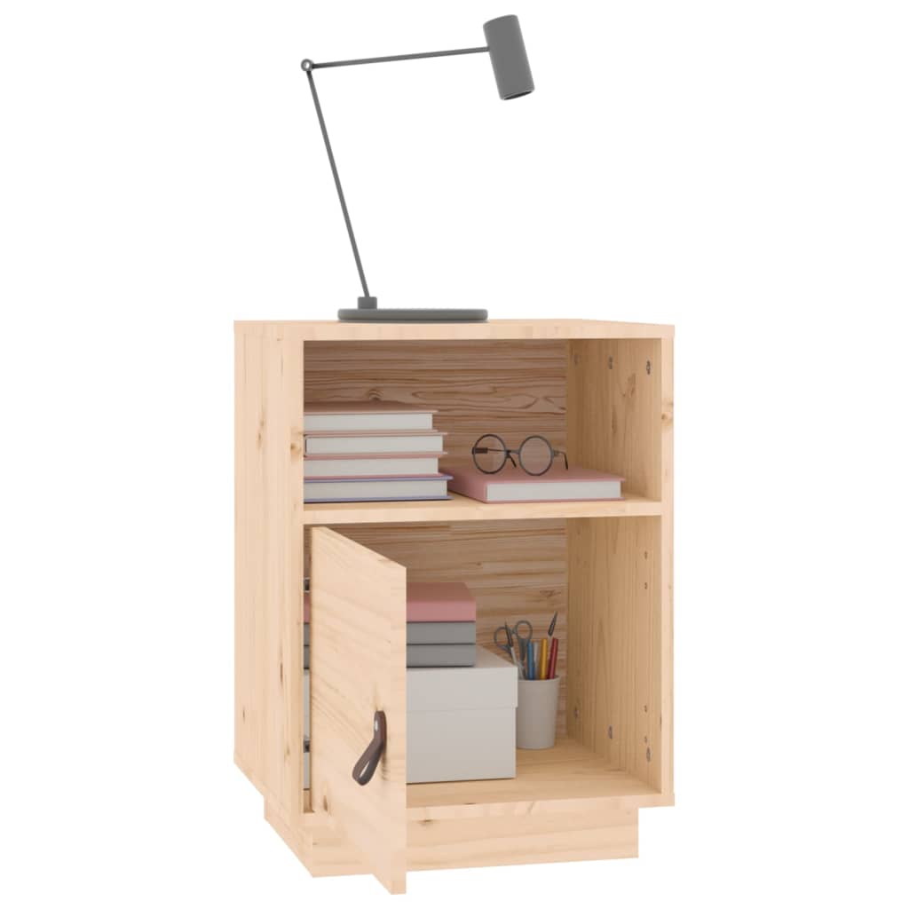 Nattbord Sengbord Tre heltre furu 40x34x55 cm