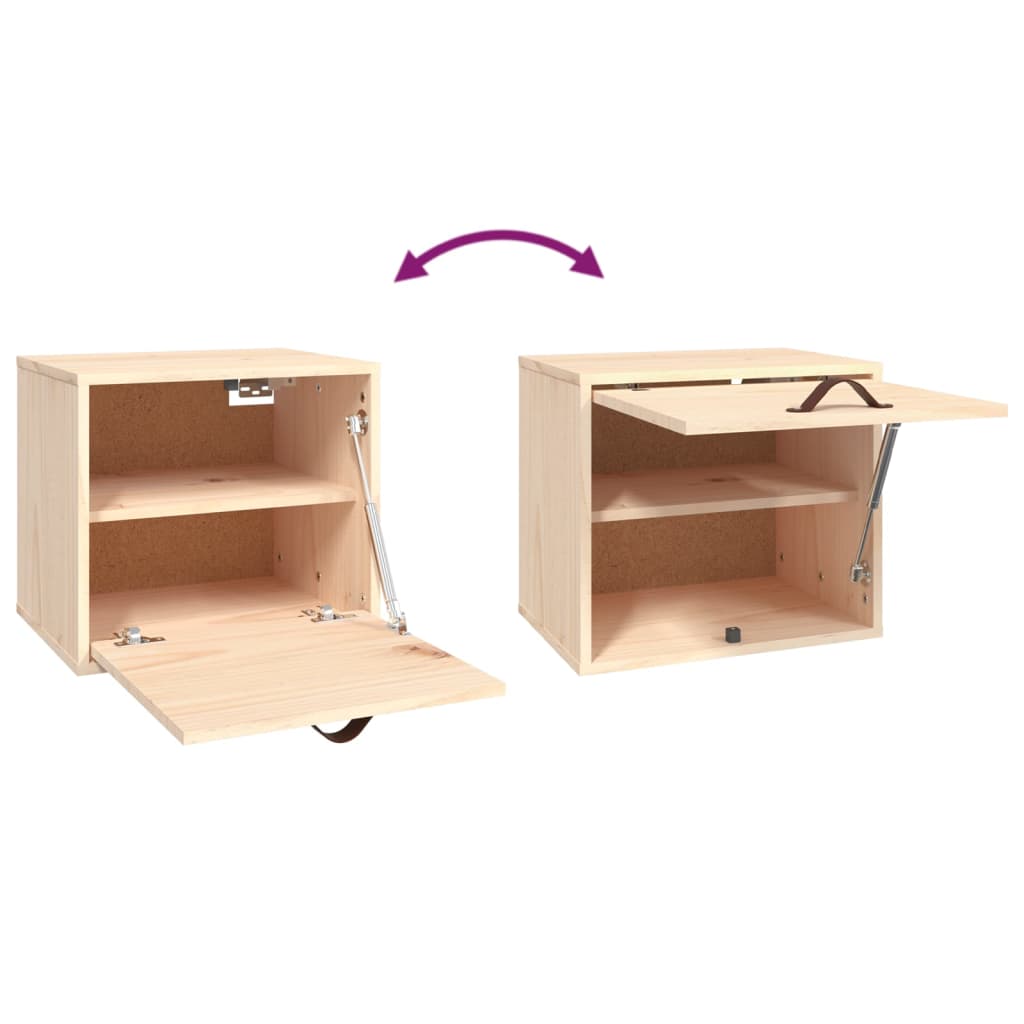 Veggskap 40x30x35 cm heltre furu