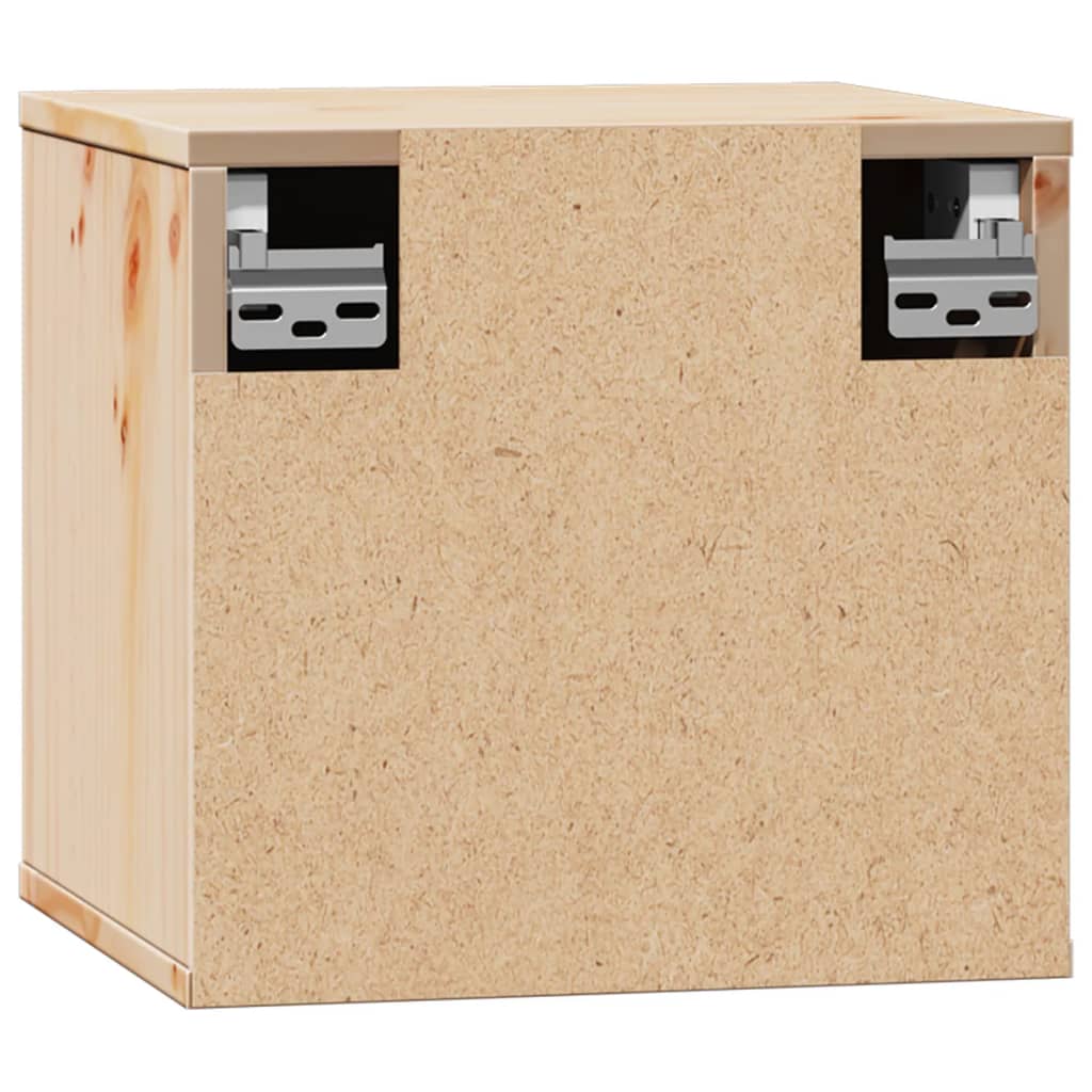 Veggskap 2 stk 31,5x30x30 cm heltre furu