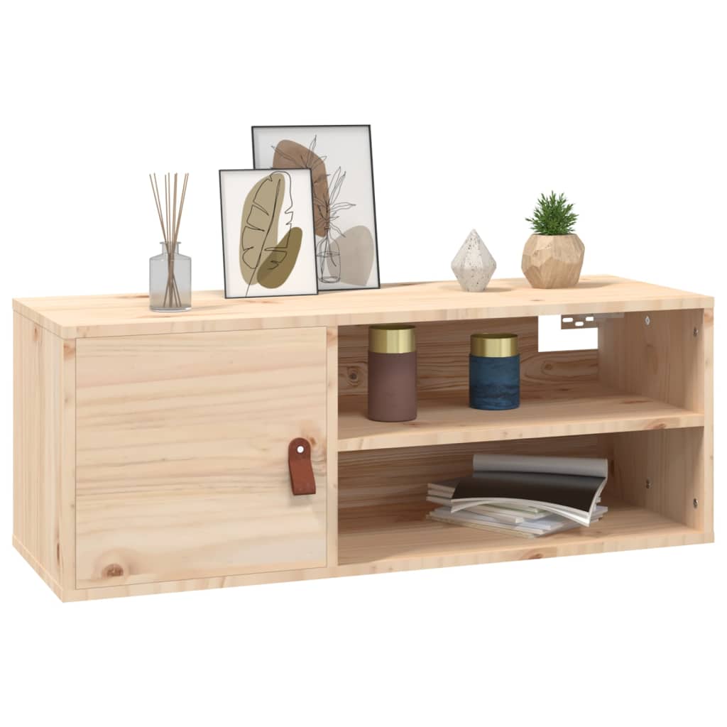 Veggskap 2 stk 80x30x30 cm heltre furu